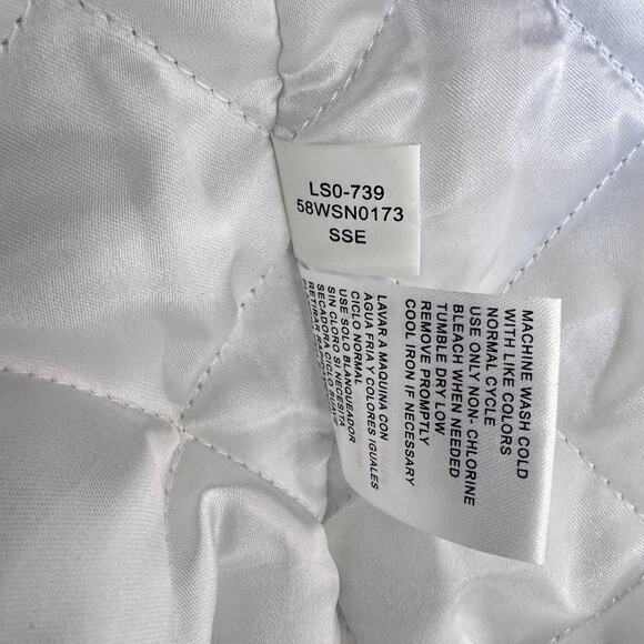 Rare White Starter Seattle Seahawks NFL Satin Bomber Jacket Medium - Picture 9 of 11